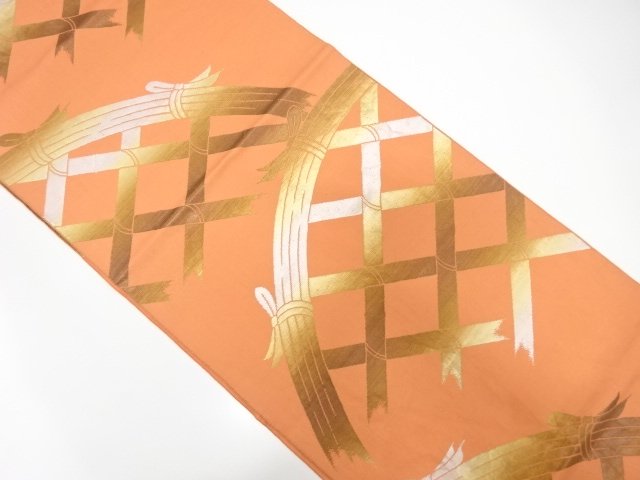 JAPANESE KIMONO / KOETSUGAKI PATTERN WEAVING NAGOYA OBI